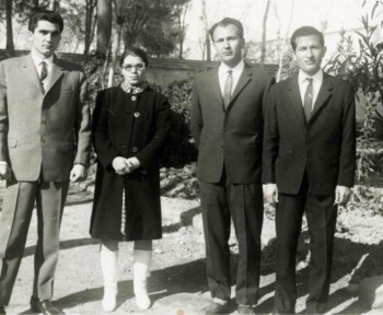 از راست به چپ: آقایی دکتر احمد رضوی، آقای دکتر عباس وفایی، خانم دکتر معتمدی، آقای دکتر میرالوافتح رضوی
