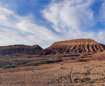 کوه‌های رنگی قم؛ عکس از معین سقایی